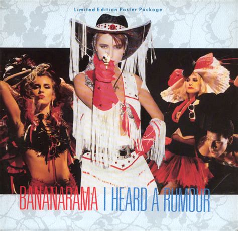 Bananarama – I Heard A Rumour (1987, Poster sleeve, Vinyl) - Discogs