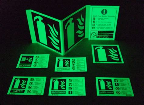 What Are Photo Luminescent Signage Gd Gendist Fire And Safety Limited