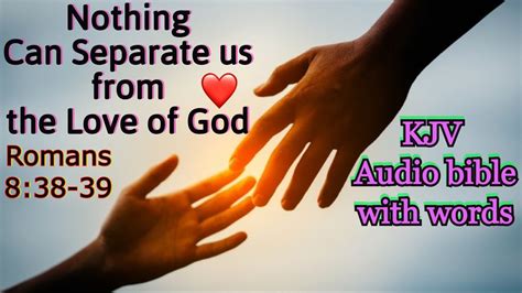 Nothing Can Separate Us From The Love Of God Bible Verse Romans 8 38