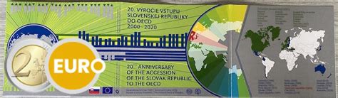 Série euro BU FDC Slovaquie 2020 Adhésion à l OCDE 2eurocommemorative fr