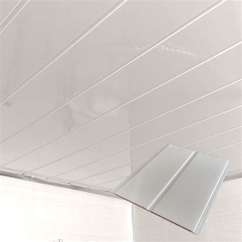 Mm Gloss White Wall Panels Pvc Plastic Tongue And Groove Ceiling