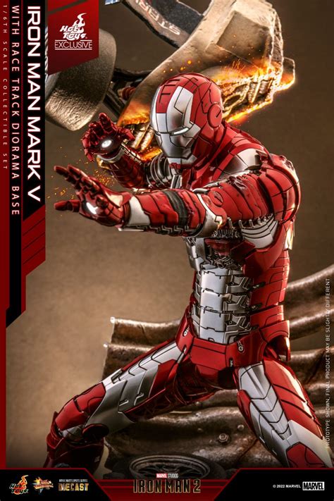 Hot Toys Iron Man Mark V Con Race Track Diorama Itakon It