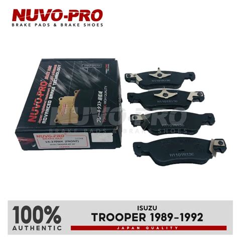 Nuvo Pro Brake Pad Front Isuzu Trooper 1989 1992 VA 270WK SET Lazada PH