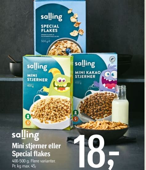 Mini kakao stjerner morgenmadsprodukt tilbud hos Føtex