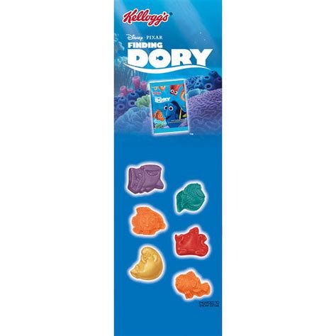 Kelloggs Disney Finding Dory Assorted Fruit Flavored Snacks Pouches