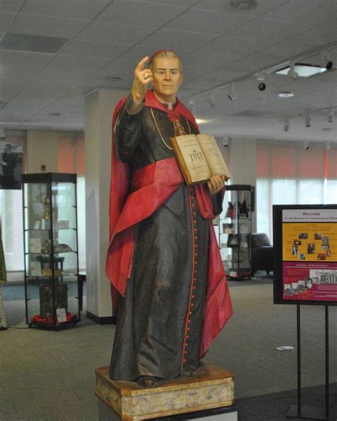 Venerable Archbishop Fulton J Sheen Statue The Museums Of The Diocese Of Peoria Il Rohn