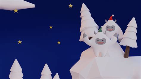 Artstation Low Poly Christmas Set