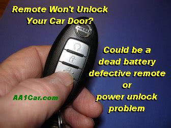 Fixed Key Fob Unlocks But Won T Start A Car