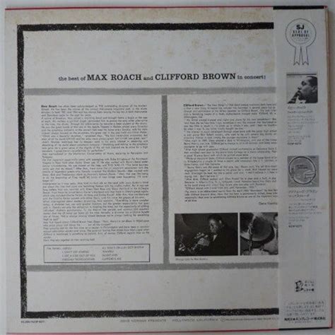 Clifford Brown And Max Roach The Best Of Max Roach And Clifford Brown