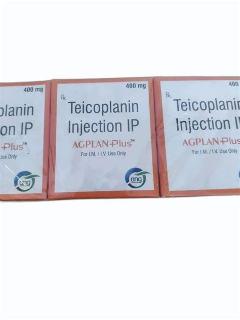 Agplan Plus Teicoplanin Injection Ip Mg At Rs Piece In Nagpur