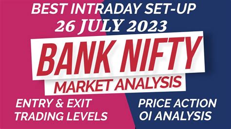 Bank Nifty 26 Jul 2023 Market Analysis Trading Setup Tomorrow Bank