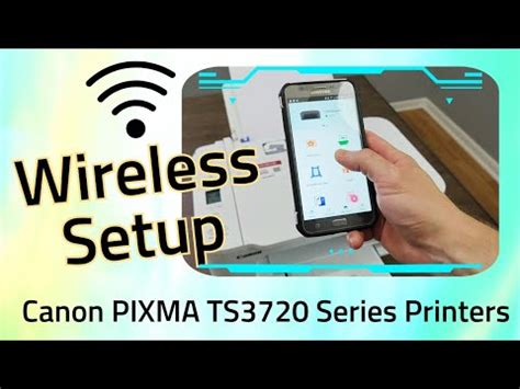 How To Connect Canon PIXMA TS3722 Printer To Your Phone Or Tablet By