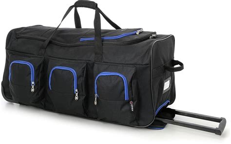 Large Lightweight Wheeled Duffle Holdall Travel Bag Sports Bag 2 Yea Packed Direct Uk