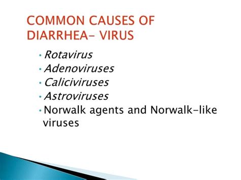 Treatment of diarrhea | PPT