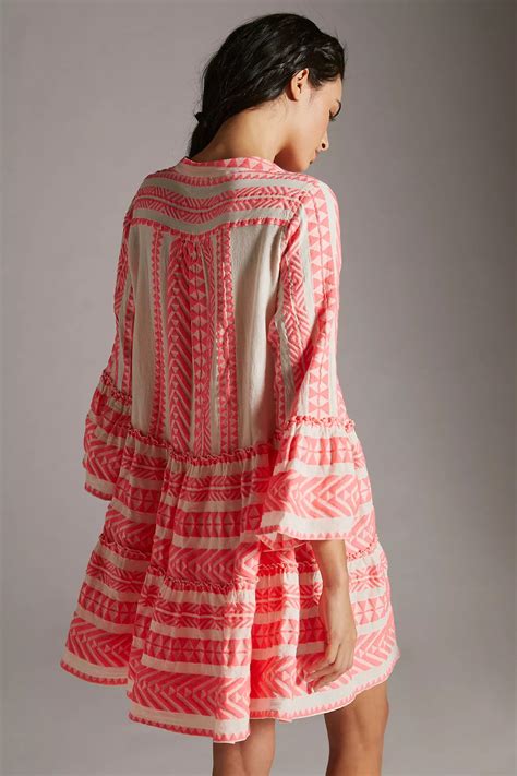 Devotion Twins Embroidered Ella Tunic Pink Dress Simplicitydx