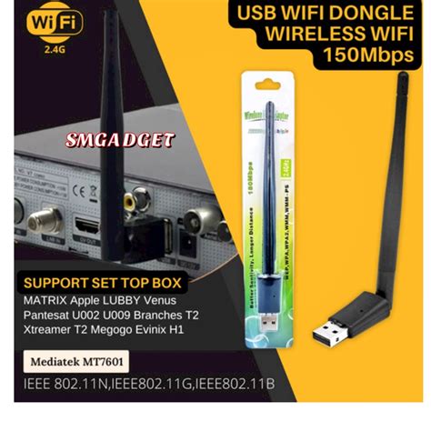 Jual Usb Wifi Set Top Box Mt Dongle Stb Adapter Antena Wifi Pc