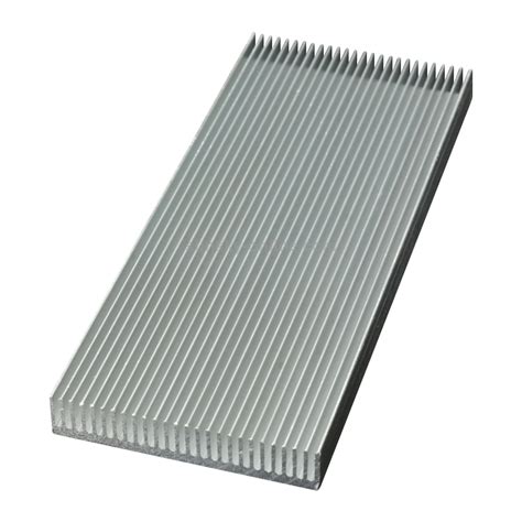 Aluminum Heat Sink Cooler Fin With 26 Fin For High Power Led Amplifier Transistor Size 100x41x8mm