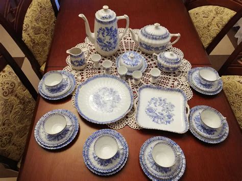 Porcelana Tiefenfurt Echt Tuppack China Blau Parowa OLX Pl