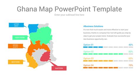 Ghana Map Powerpoint Template Ciloart