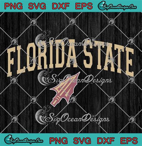 Florida State Seminoles Arrowhead SVG Florida State Seminoles Vintage