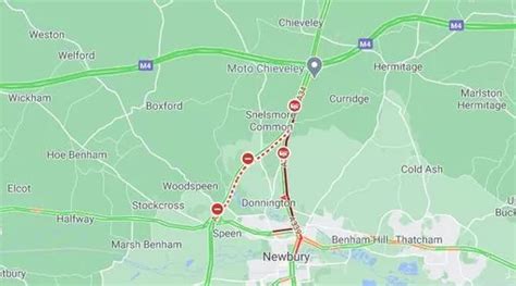 A34 traffic live: Crash shuts major road near Newbury - Berkshire Live