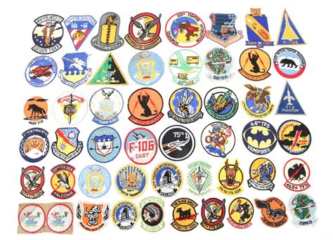 Sold At Auction Cold War Era Usaf Squadron Patches Lot Of 50