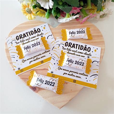 Card E Bala Personalizada Ano Novo Elo7 Produtos Especiais