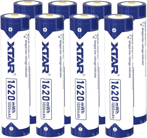 Amazon XTAR 1 5V 単4リチウム電池 1620mWh 高容量AAA充電池 単四リチウム電池8本 XTAR 充電式電池