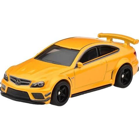 Hot Wheels Premium Boulevard 2012 Mercedes Benz C 63 Amg Couple Black Series HKF23 Limon Oyuncak