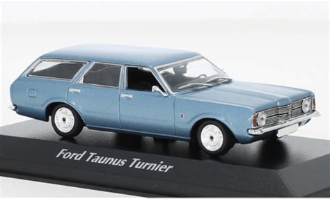 Coche Miniatura Ford Taunus 1 43 Neo TC2 Turnier GL Azul Limitierte