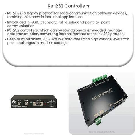 RS-232 Controllers | How it works, Application & Advantages