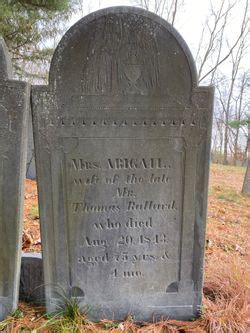 Abigail Richardson Ballard M Morial Find A Grave