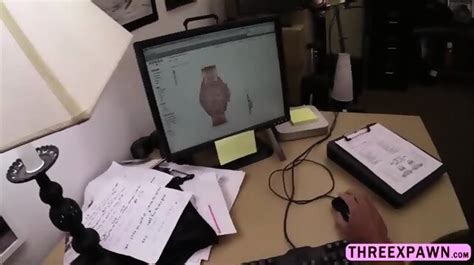 Drunk Milf Sucking Pawnshop Owners Dick And Gets Slammed In The Table