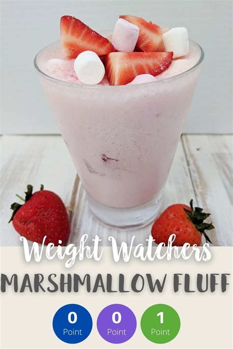 Marshmallow Fluff Ww Weight Watchers Recipes Desserts Weight