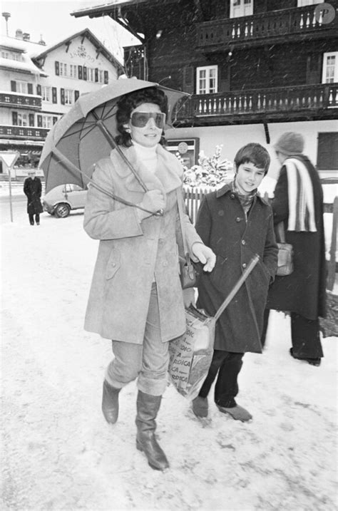 Photo Audrey Hepburn Et Luca Dotti à Gstaad En 1980 Purepeople