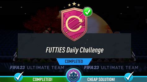 Futties Daily Challenge Sbc Completed Cheap Solution Tips Fifa