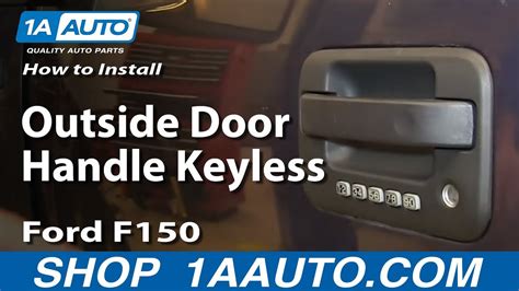 How To Replace Outside Door Handle Keyless Entry 04 08 Ford F150 Youtube