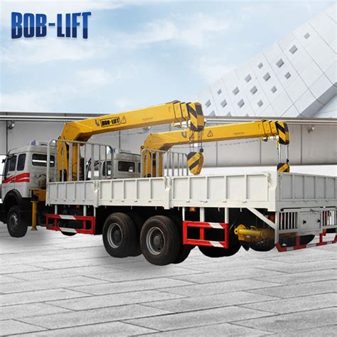 Fashion Straight Arm Hydraulic 12 Ton Truck Mounted Telescopic Boom