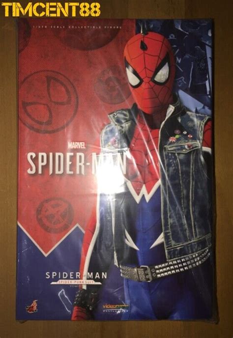 Ready Hot Toys VGM32 Marvel S Spider Man Spider Punk Suit 1 6 Figure New EBay