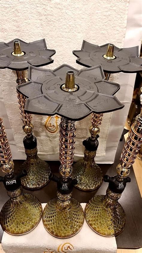 Wholesale Shisha Khalil Mamoon Handmade Copper Steel Hookah Crystal