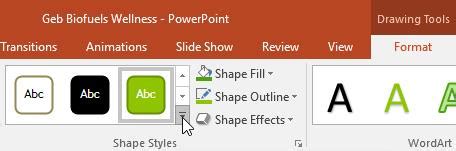 Learn Powerpoint Lesson How To Insert And Edit Shapes Into Shapes