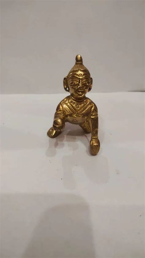 Brass Laddu Gopal Statue Home At Rs Piece In Aligarh Id