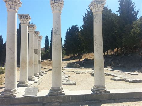 Temple of God Asclepios, ancient Greek god of Healing and Medicine in ...