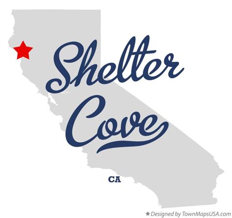 Map of Shelter Cove, CA, California