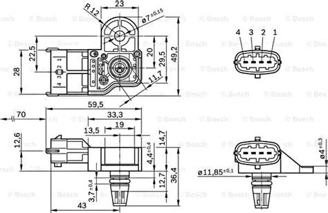 Bosch Intake Manifold Pressure Sensor Map For Chevrolet Fiat Proton