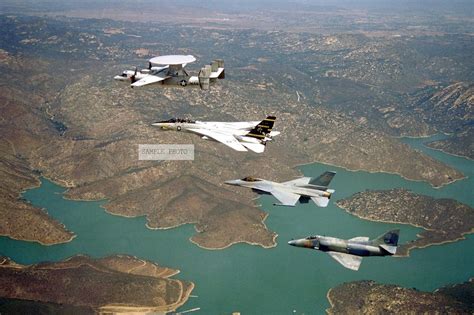 Amazon Photo Aerial Of An Echelon Formation Led By A Us Navy Usn