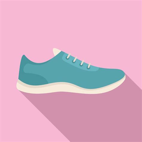 Sport Shoe Icon Flat Style 14655689 Vector Art At Vecteezy