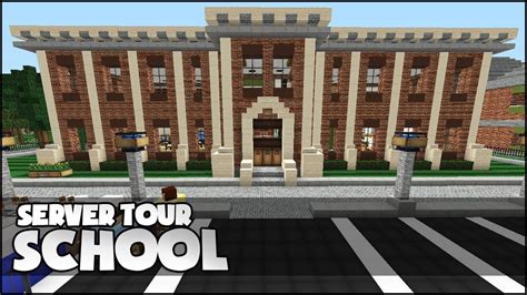 How To Build A School In Minecraft Easy Small School Walls