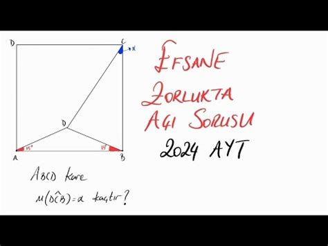 Milyonları Eleyecek Geometri AÇI SORUSU Kendine Güvenen Bakmadan