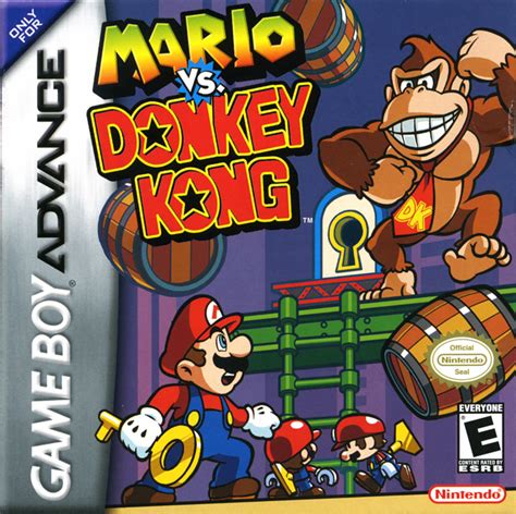 Mario vs. Donkey Kong (2004) Game Boy Advance box cover art - MobyGames